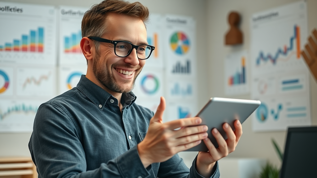 content marketing in london ontario business performance results happy owner chart