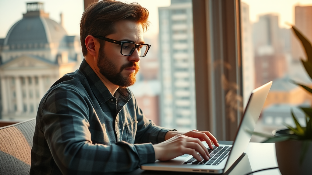content strategist typing guest post, building authority through off-page SEO strategies London