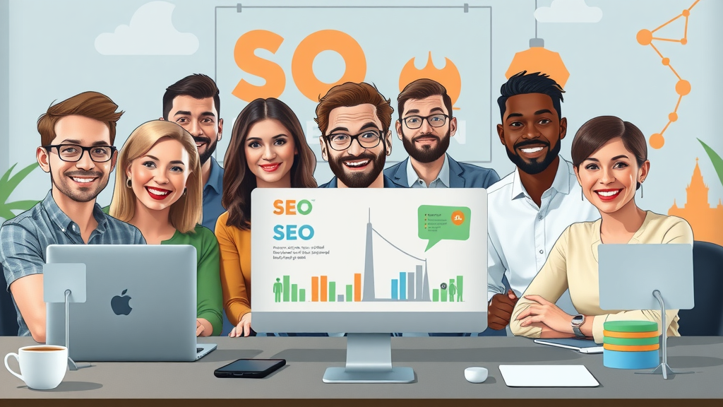 diverse SEO team in London ON hosting a webinar about local SEO, local seo london on