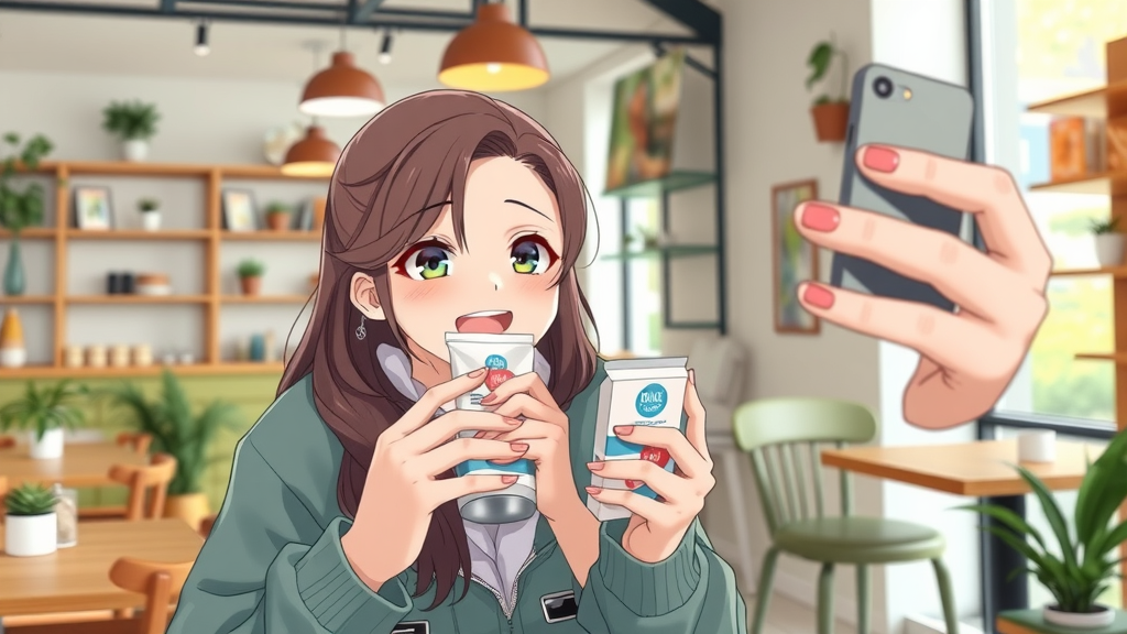 local micro-influencer marketing small business products in a cafe