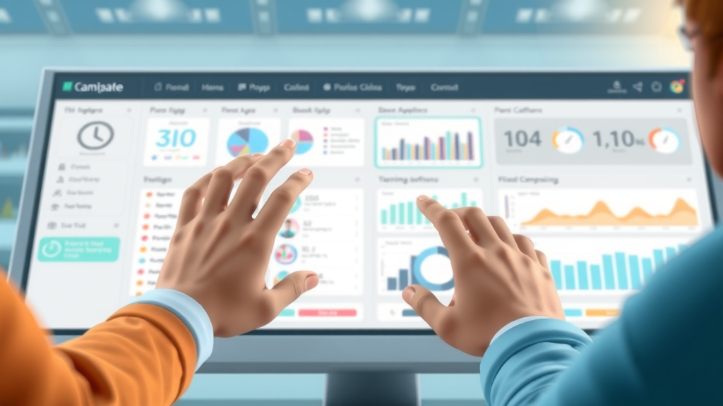 Animated project management dashboard for digital marketing, small business marketing in London Ontario