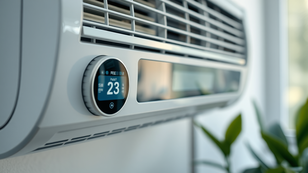 High-efficiency air conditioning unit ready after installation