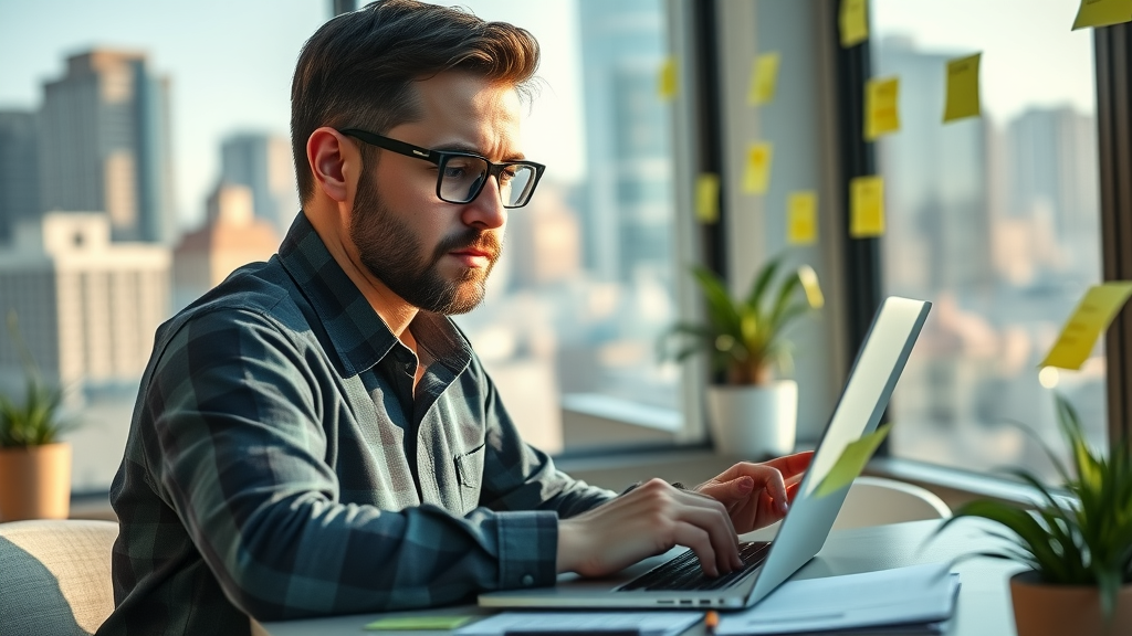focused marketer doing keyword research for local seo london on
