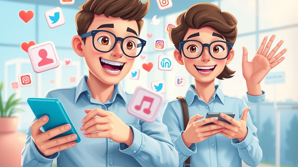 trendy mobile devices showcasing branded social media campaigns and modern web design, content marketing agencies london ontario, social media marketing, web development