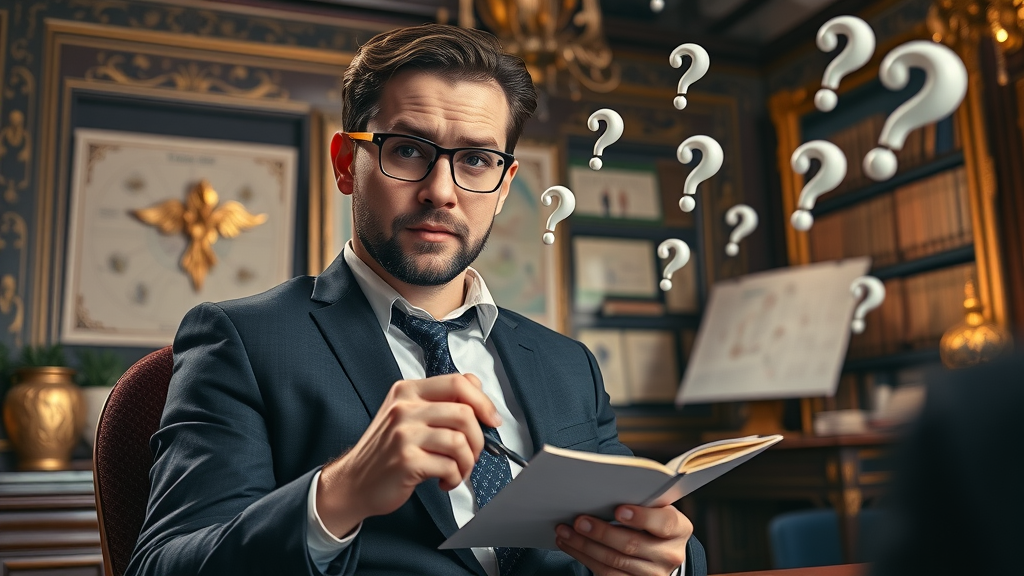 business professional at london marketing agency jotting down key questions for agencies