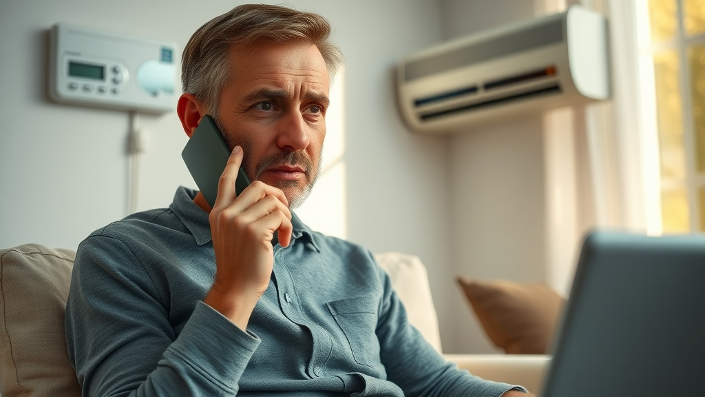 Homeowner urgently seeking fast air conditioning repair for broken unit