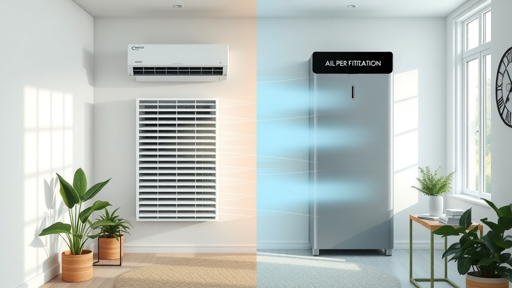 Comparison of old vs. eco-friendly cooling solutions in energy-efficient home