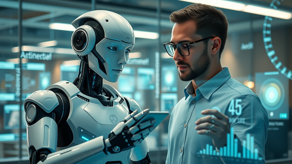 generative ai and content marketer collaborating on digital content strategies
