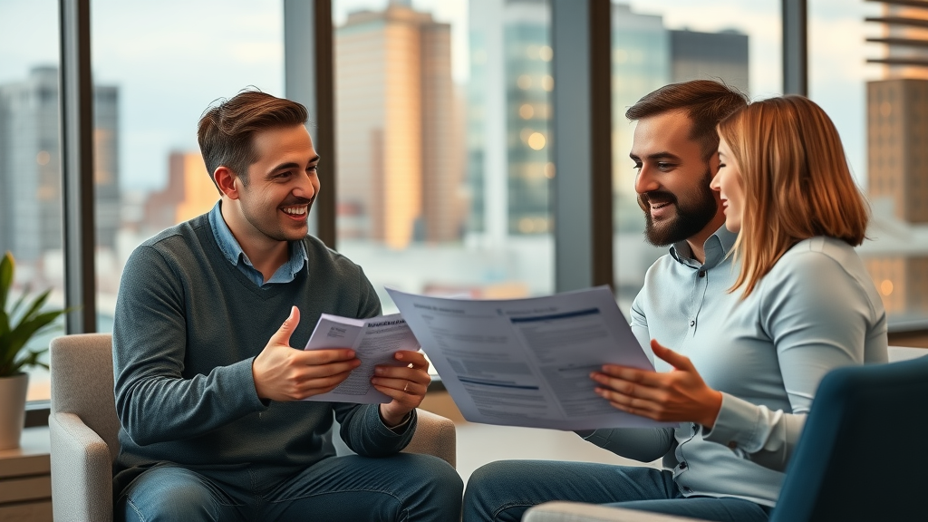 small business owners discuss digital marketing FAQs with a consultant in London Ontario
