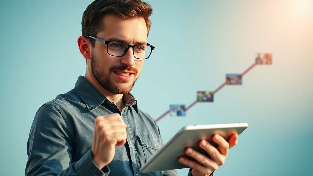 motivated small business owner following step-by-step content marketing roadmap for business growth and success