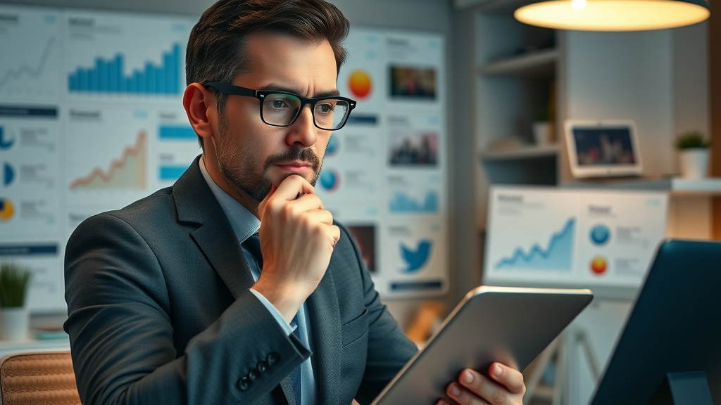 social media marketing London strategist planning social media strategy with digital analytics in London