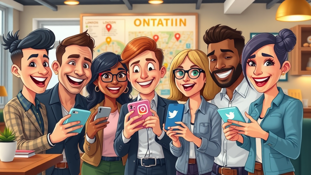 content marketing in london ontario business social media engagement team cafe